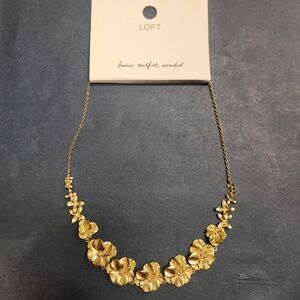 LOFT Gold Blossom Necklace